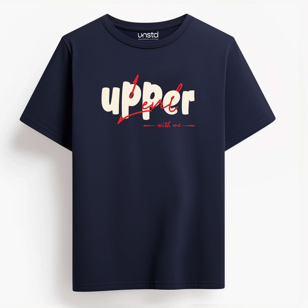 Upper Level T-shirt in Denim Blue