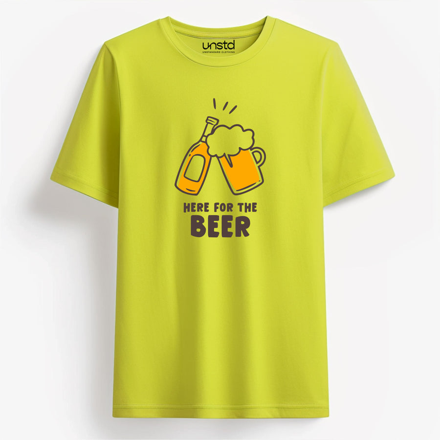Here for the beer Plus Size T-Shirt