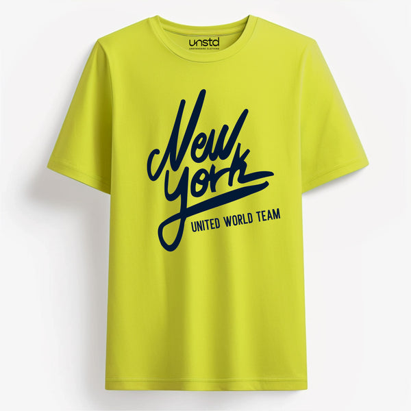 New York Team T-Shirt in Navy Blue