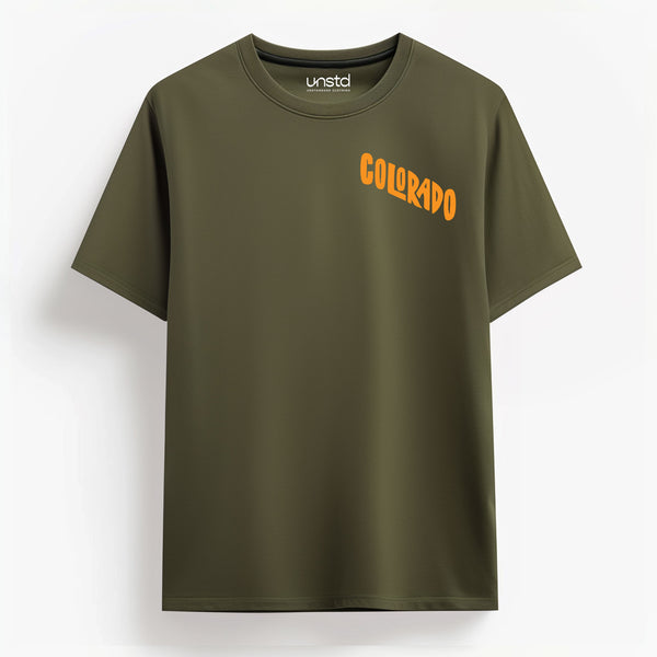Colorado T-shirt in Olive Green