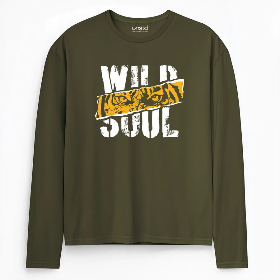 Wild Tiger Plus Size Full Sleeve T-shirt