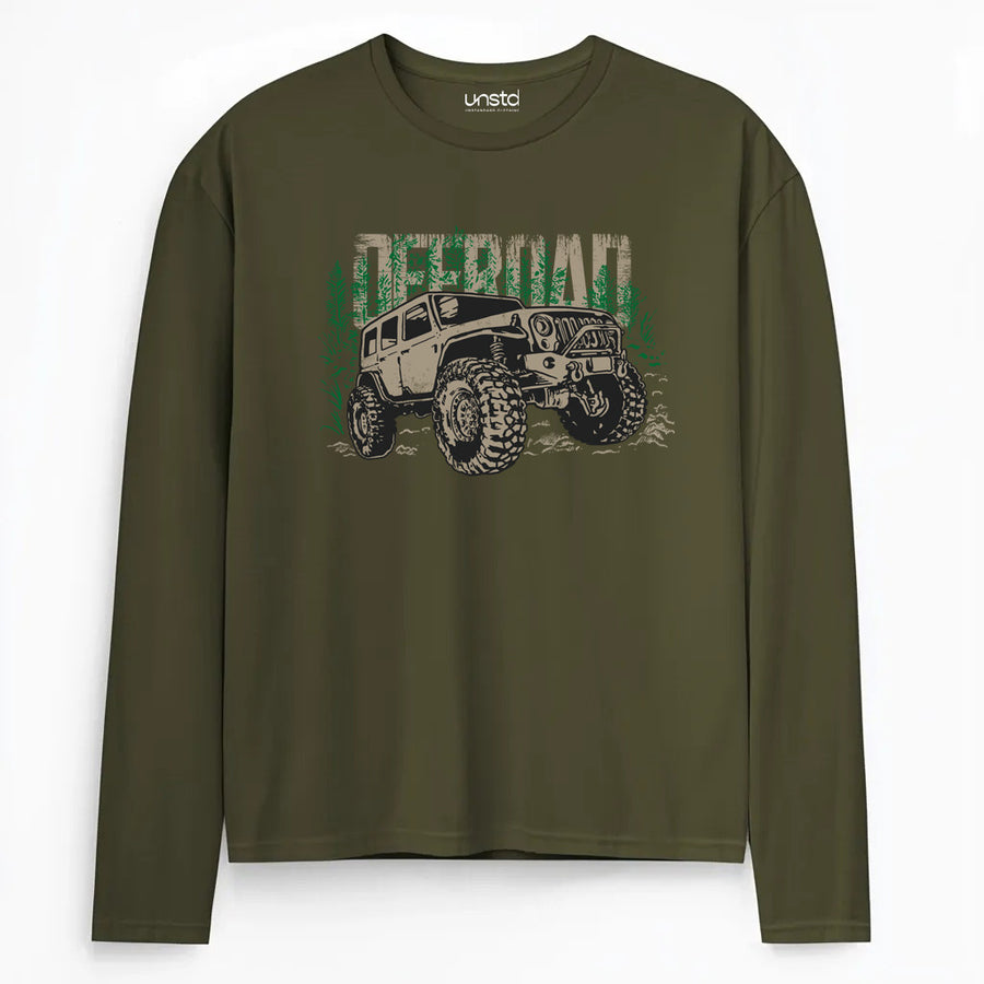 Offroad Travel  Plus Size Full Sleeve T-shirt