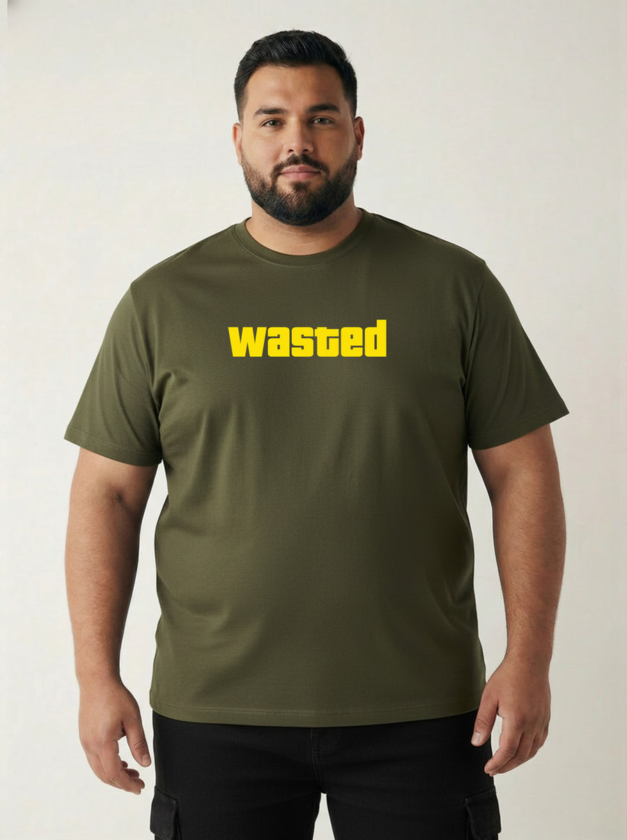 Wasted Plus Size Men T-shirt