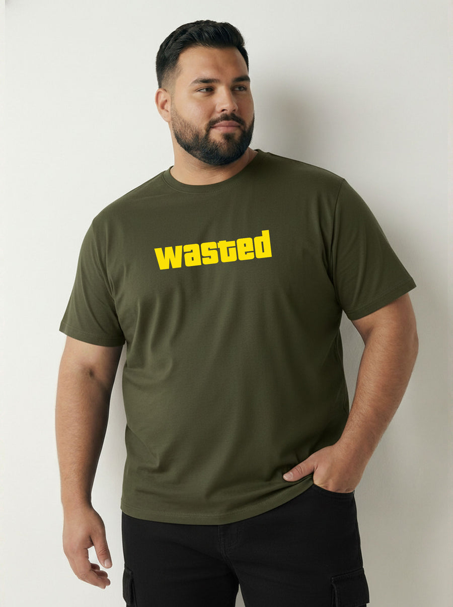 Wasted Plus Size Men T-shirt