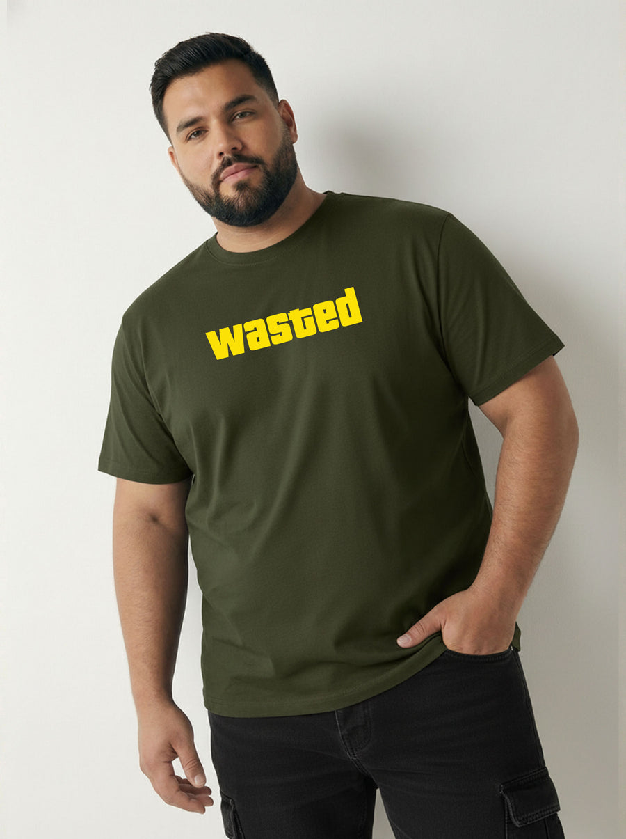 Wasted Plus Size Men T-shirt