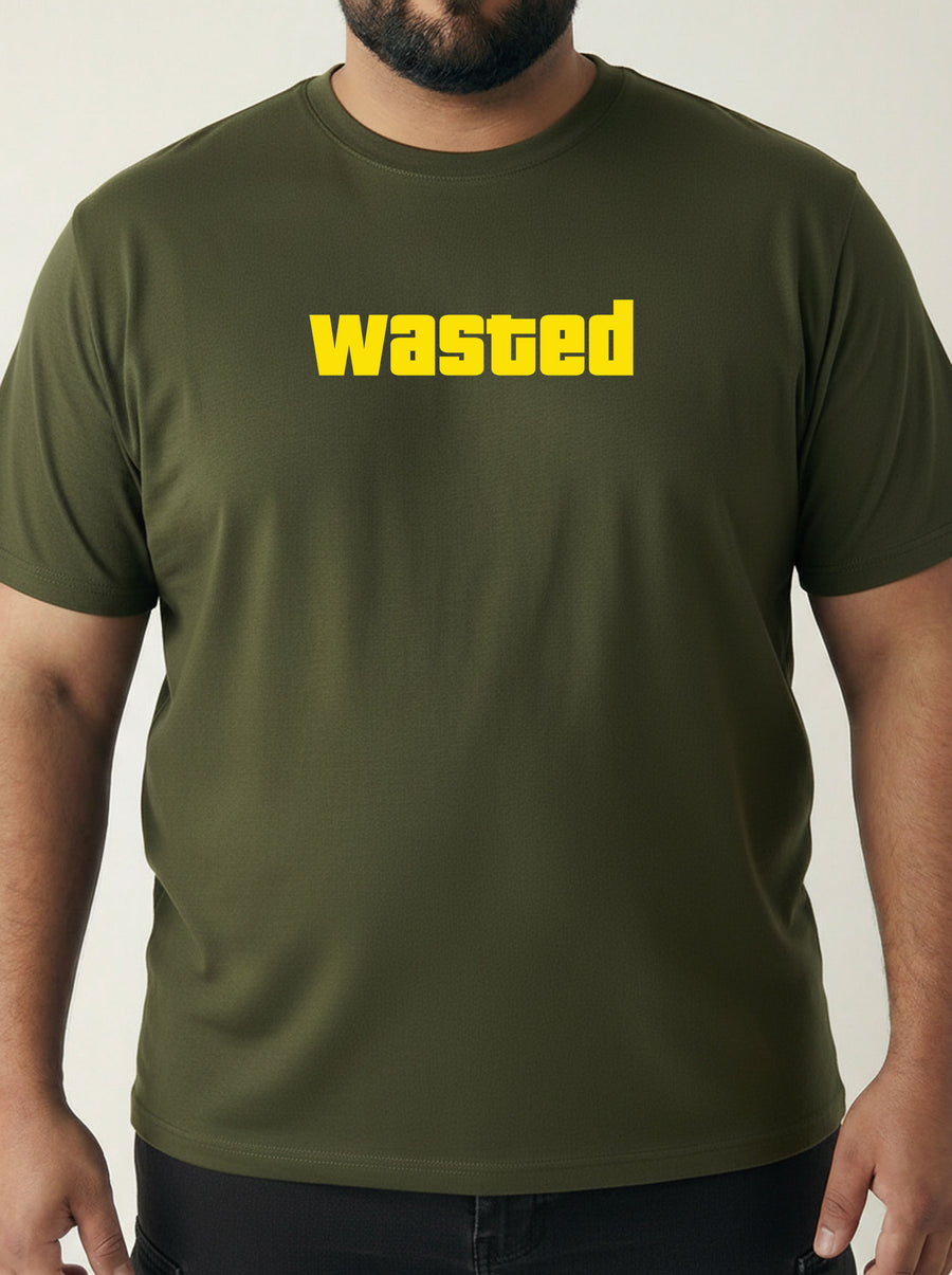 Wasted Plus Size Men T-shirt