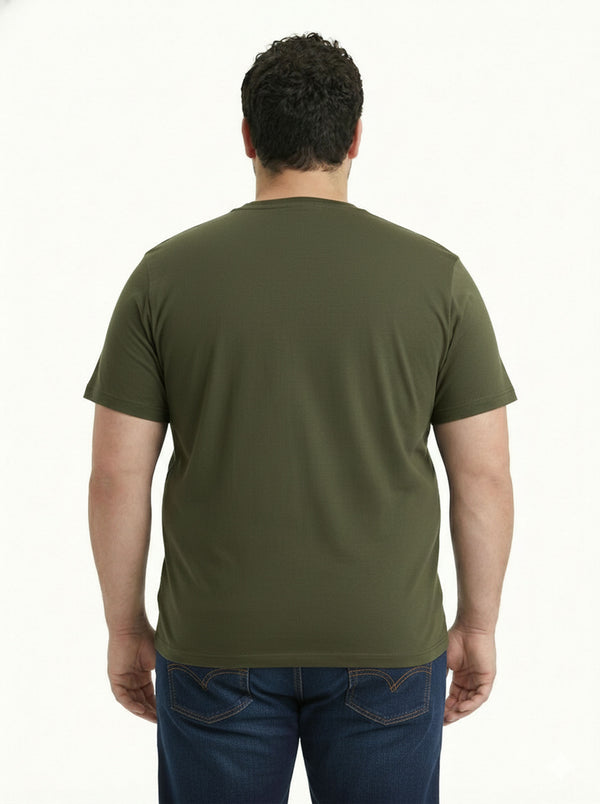 Krishna Men T-shirt in Olive Green
