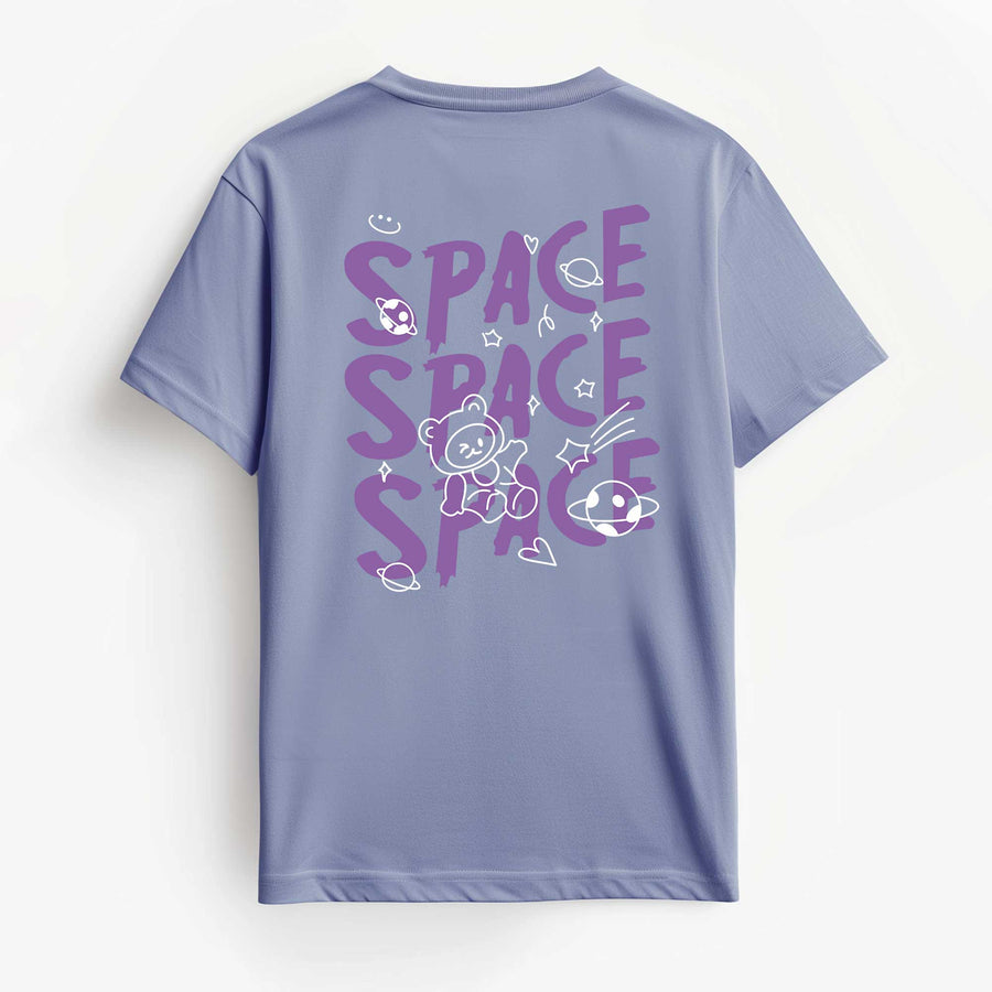Purple Space Plus Size T-shirt