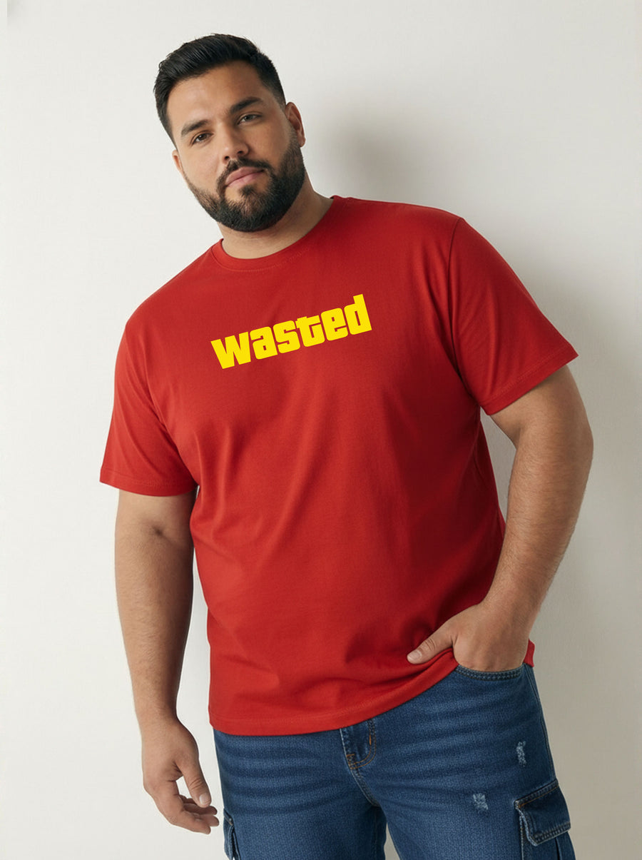 Wasted Plus Size Men T-shirt