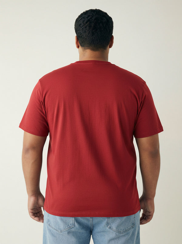 India Men T-shirt in Red