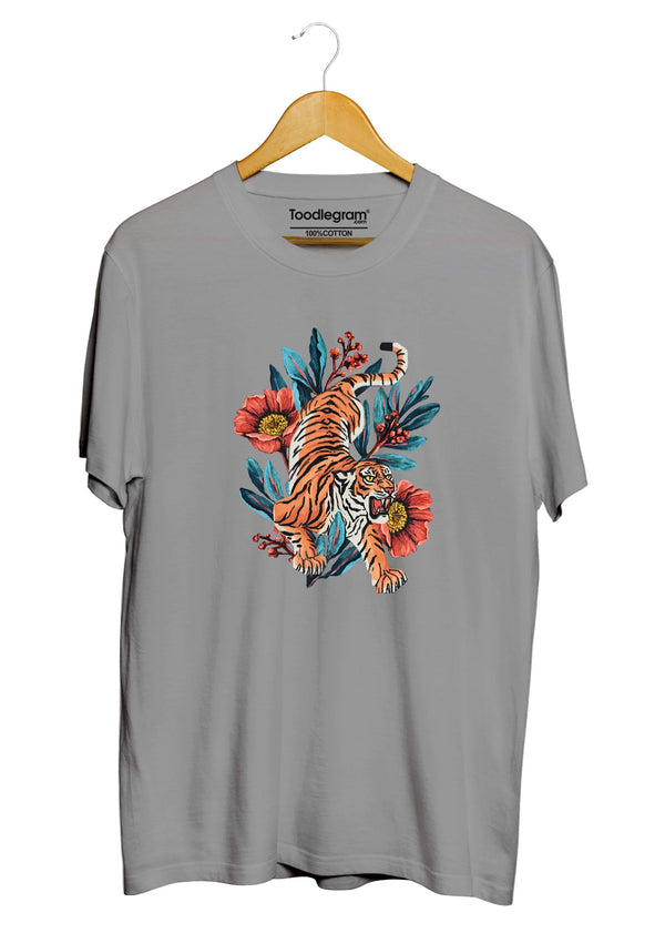 Roaring Tiger T-Shirt in White