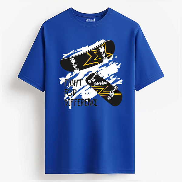 Fight for Difference T-Shirt in Royal Blue