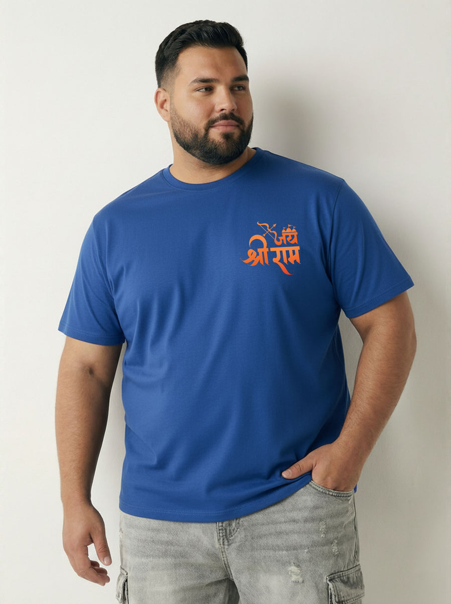 Shree Ram Plus Size Men T-shirt