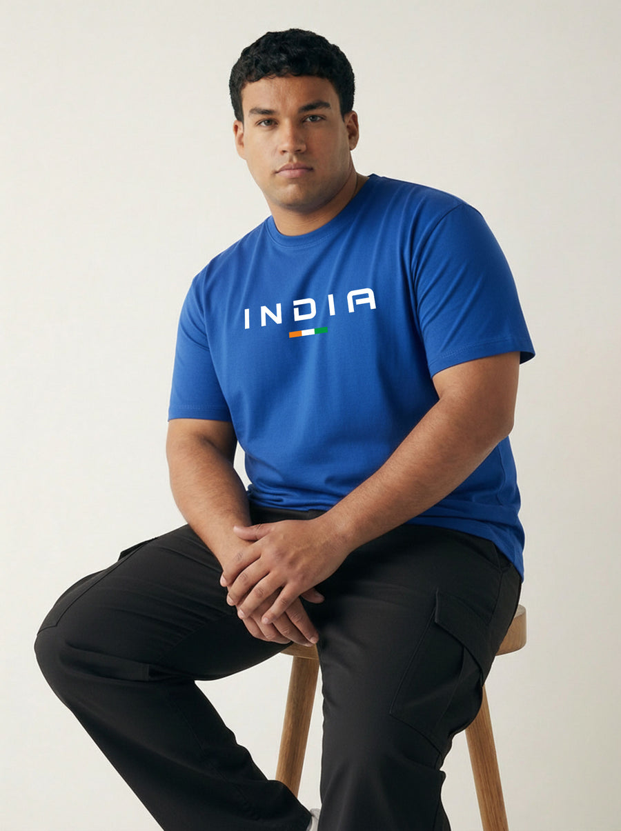 India Plus Size Men T-shirt