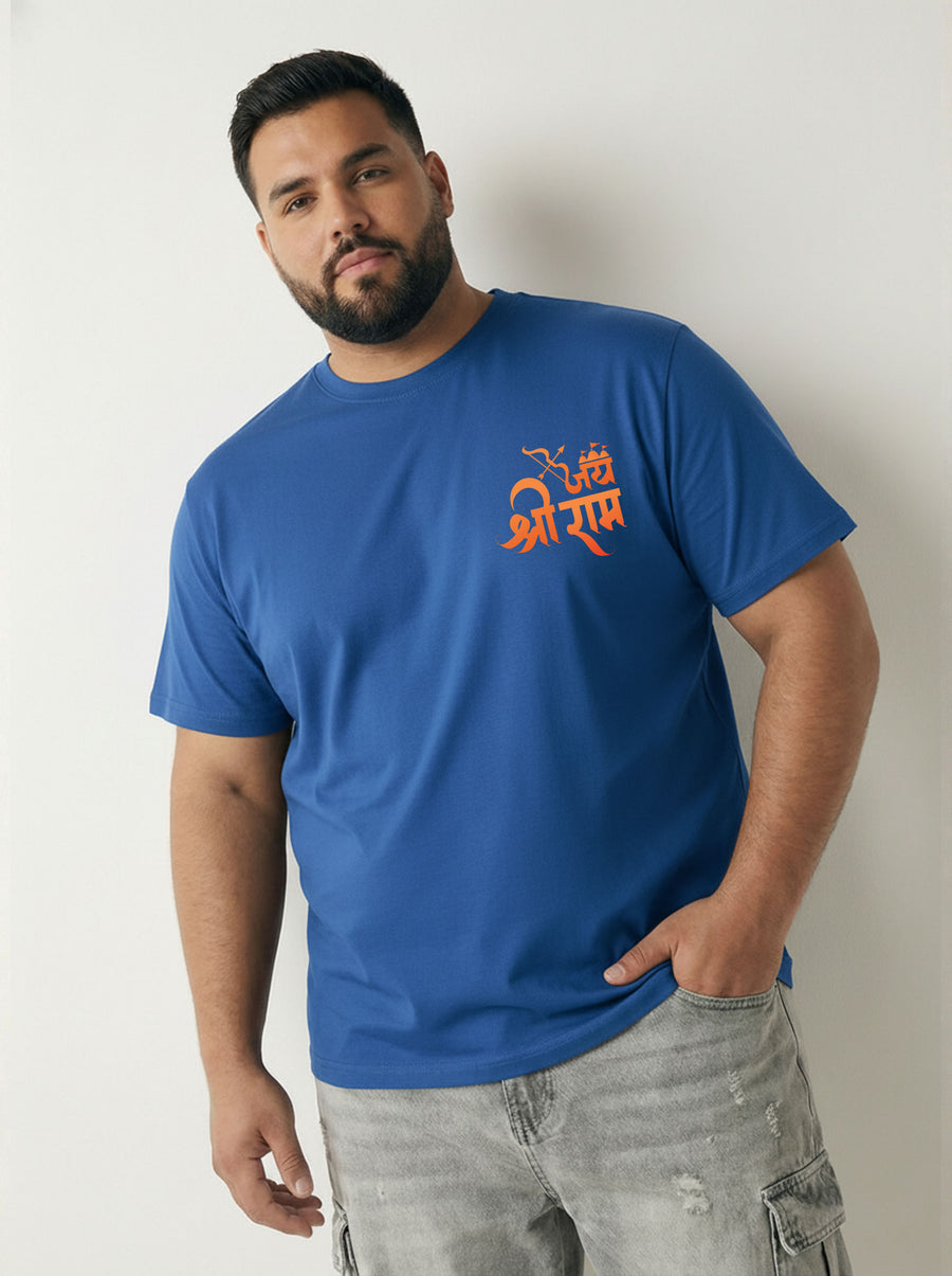 Shree Ram Plus Size Men T-shirt