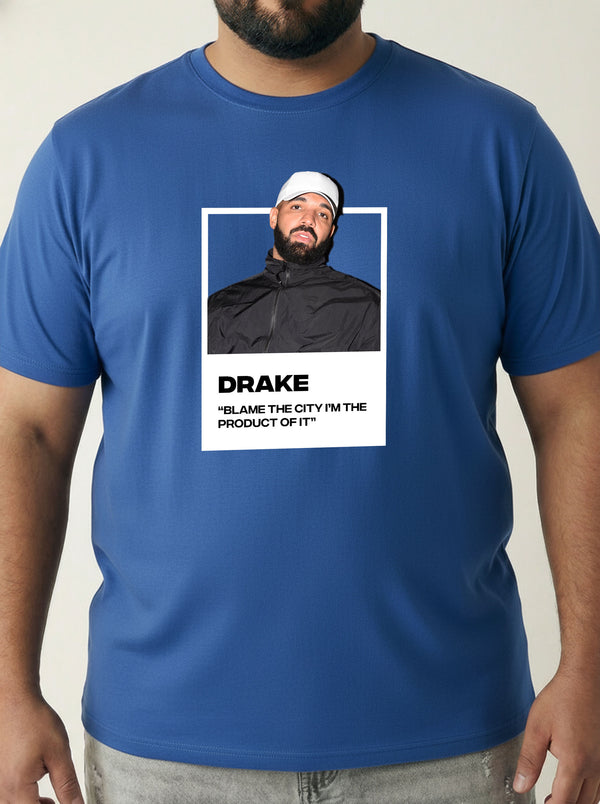 Drake Men T-shirt in Royal Blue