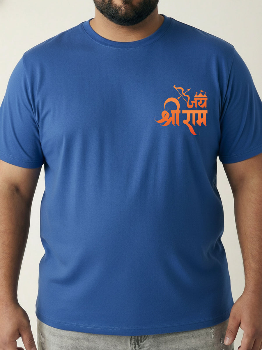 Shree Ram Plus Size Men T-shirt