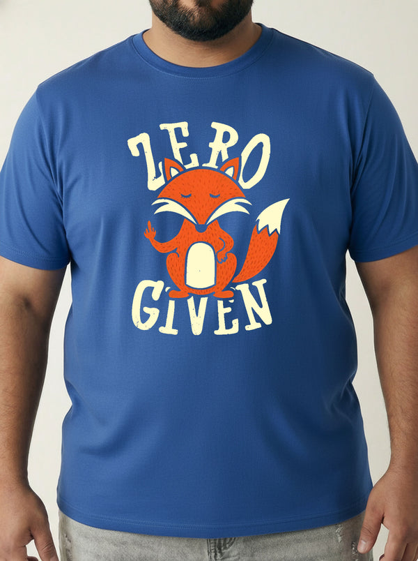 Zero Fox Given Men T-shirt in Royal Blue