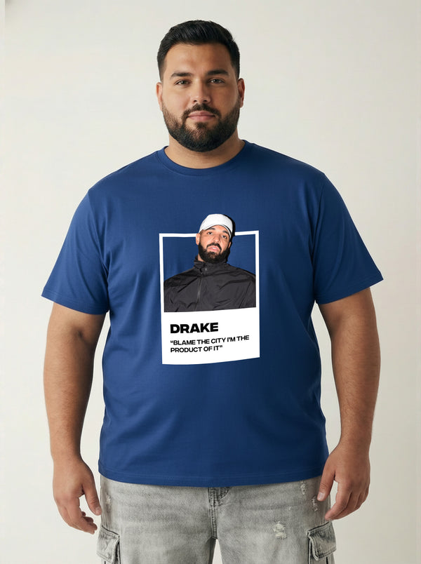 Drake Men T-shirt in Royal Blue