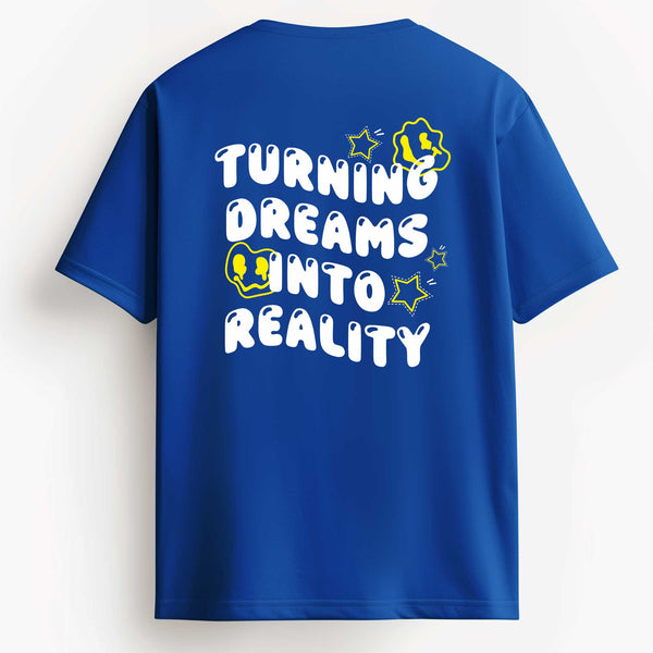 Turning Dreams Into Reality T-shirt in Black