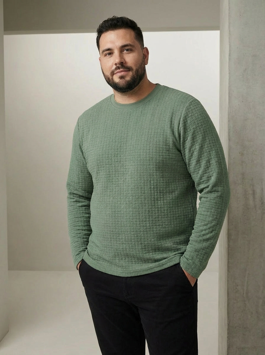 Premium Textured Full Sleeve T-shirt