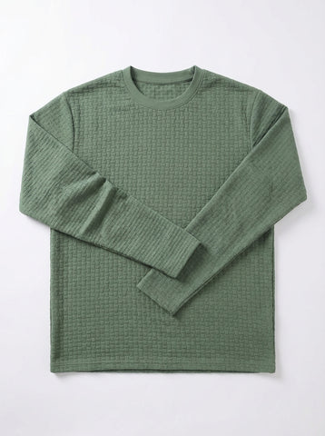 Premium Textured Full Sleeve T-shirt