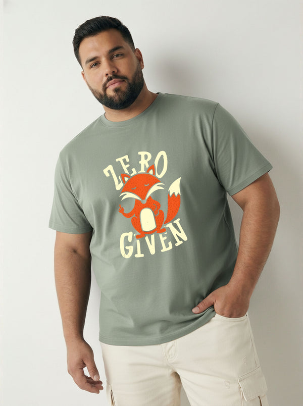 Zero Fox Given Men T-shirt in Sage Green