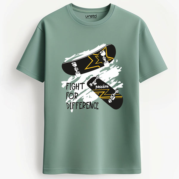 Fight for Difference T-Shirt in Sage Green