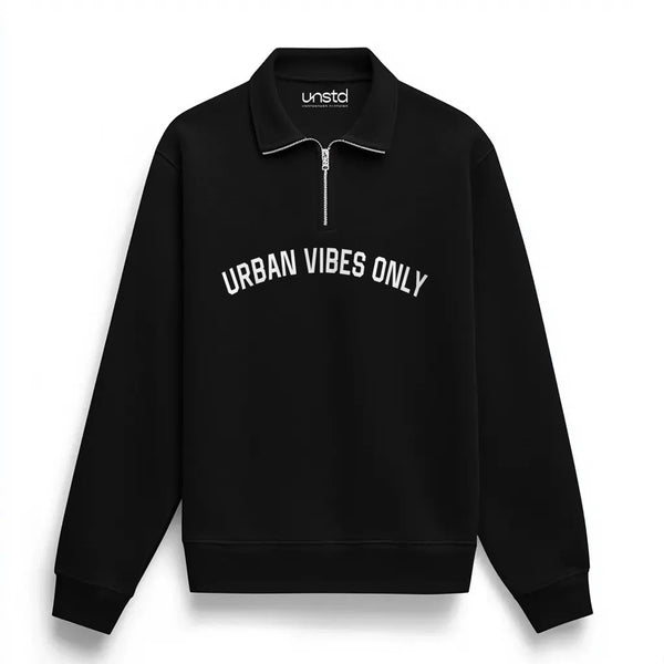Urban Vibes Quarter-Zip Plus size Sweatshirt