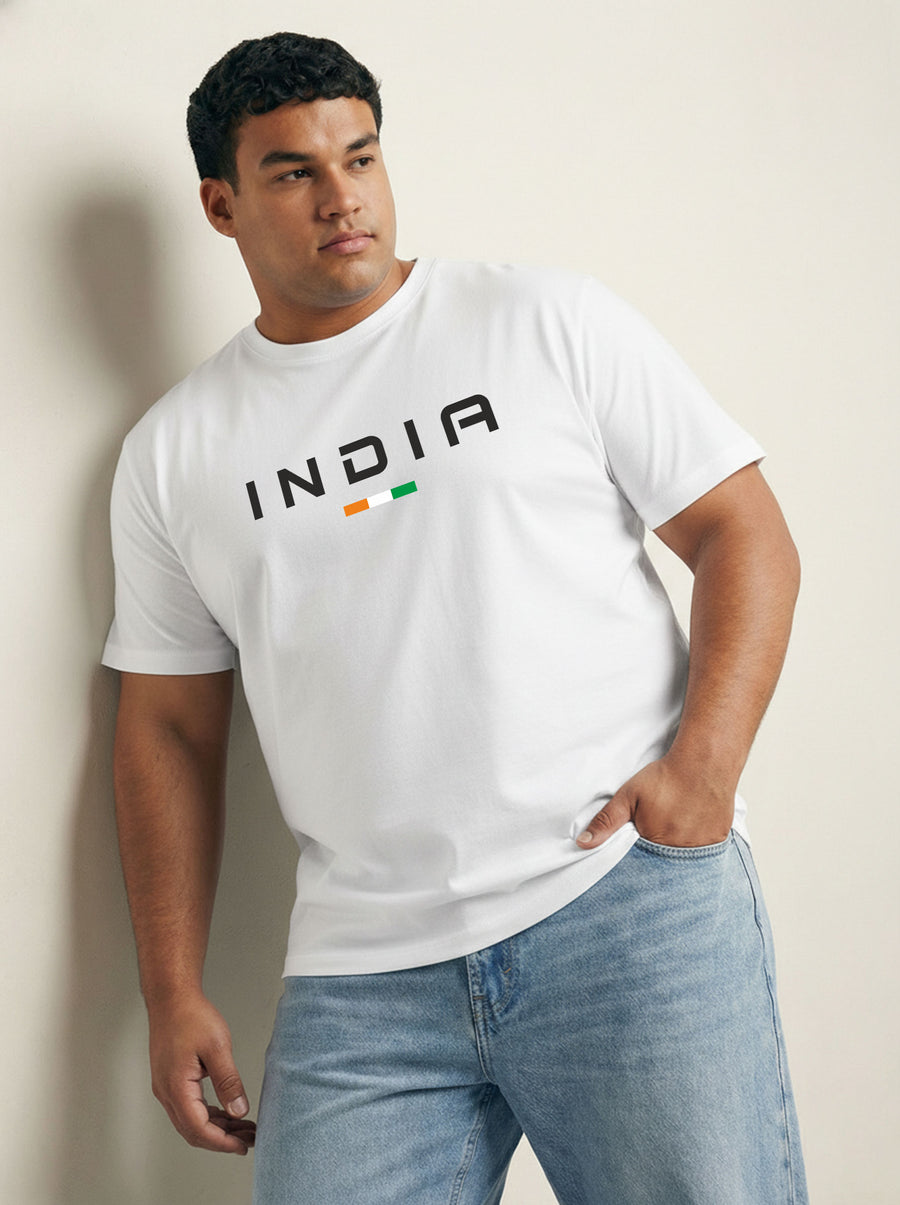 India Plus Size Men T-shirt
