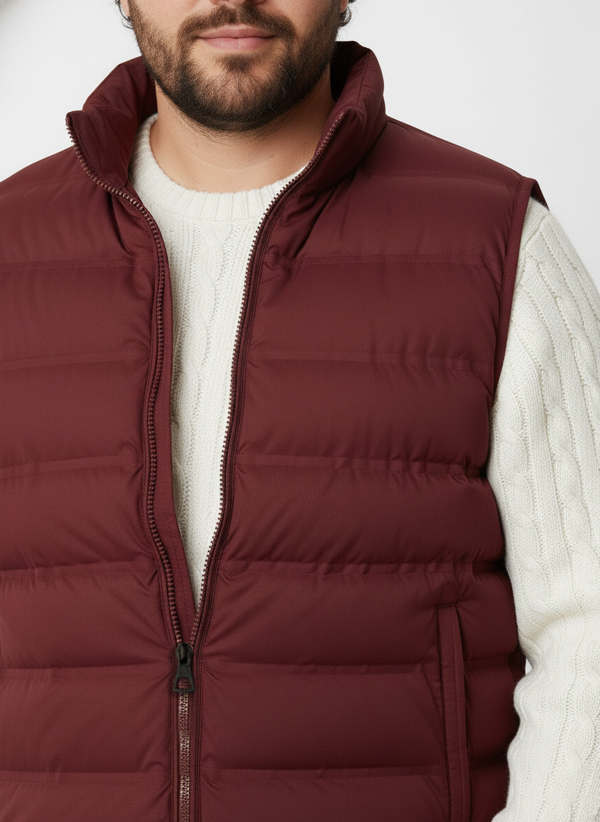Half Sleeves Puffer Jacket